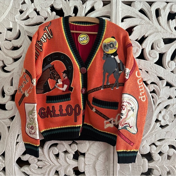 No! Jeans Equestrian Cardigan - Picture 6 of 7